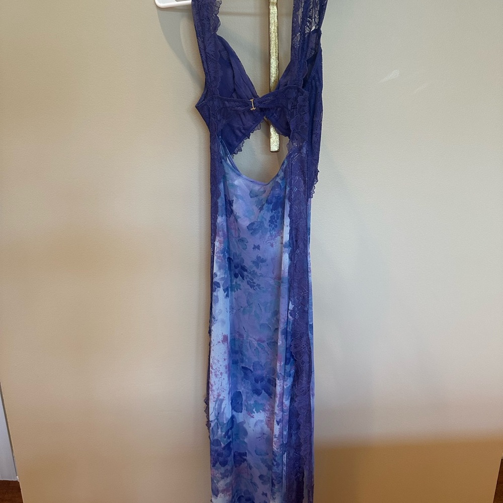 Free People Purple Floral Dress